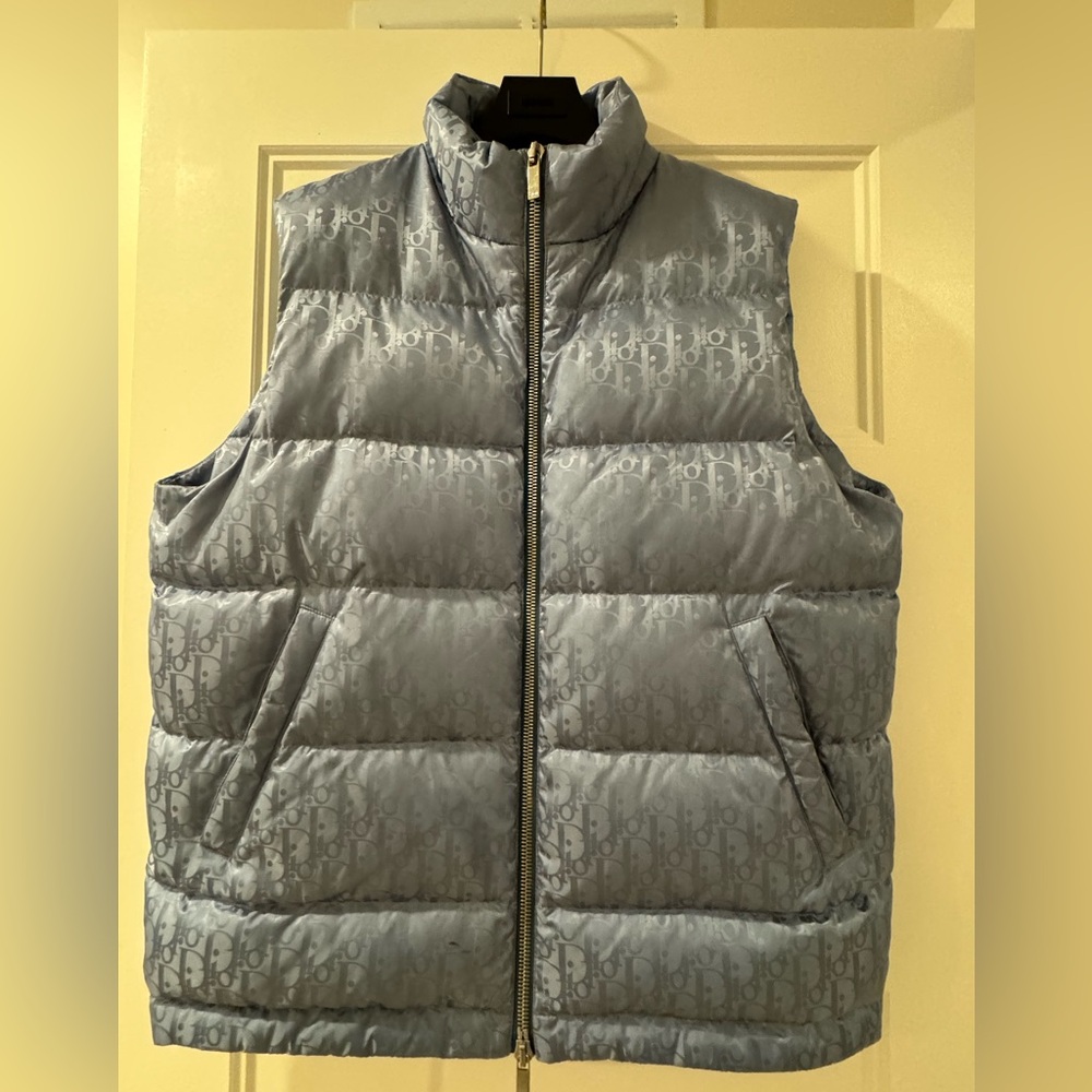 Authentic Dior Oblique Blue Vest